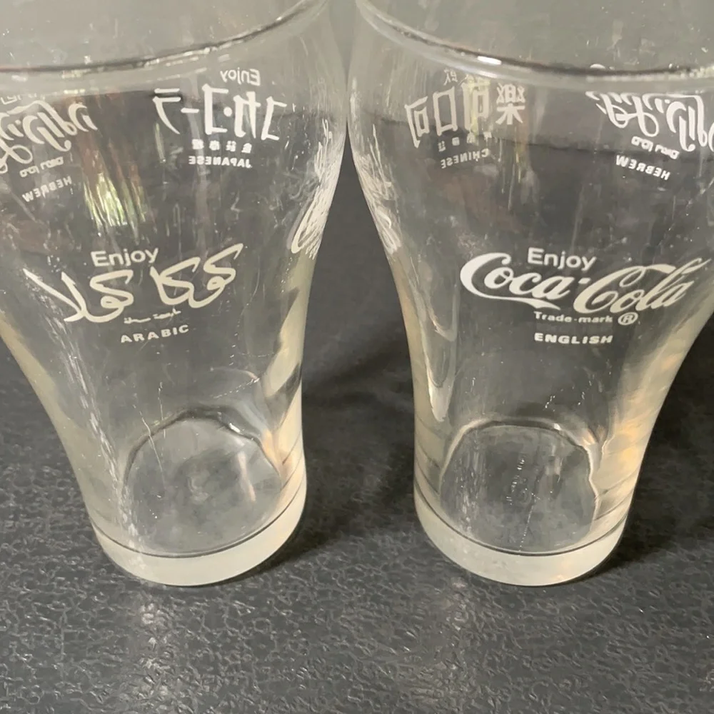 Coca Cola set four